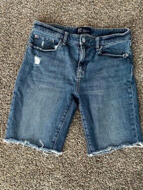 Gap Distressed Ripped Jean Shorts